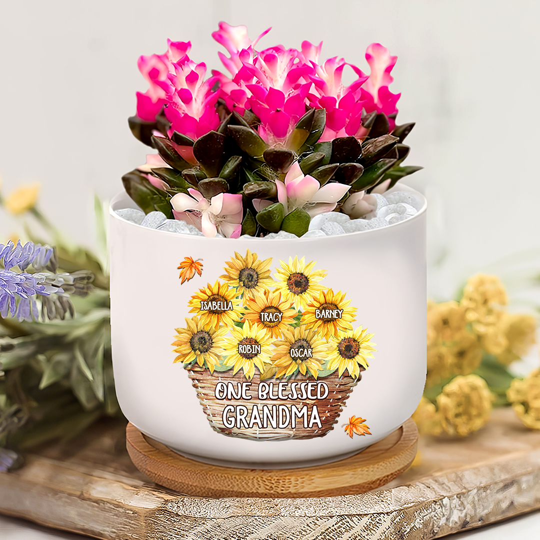 Flower Basket For Grandma Plant Pot