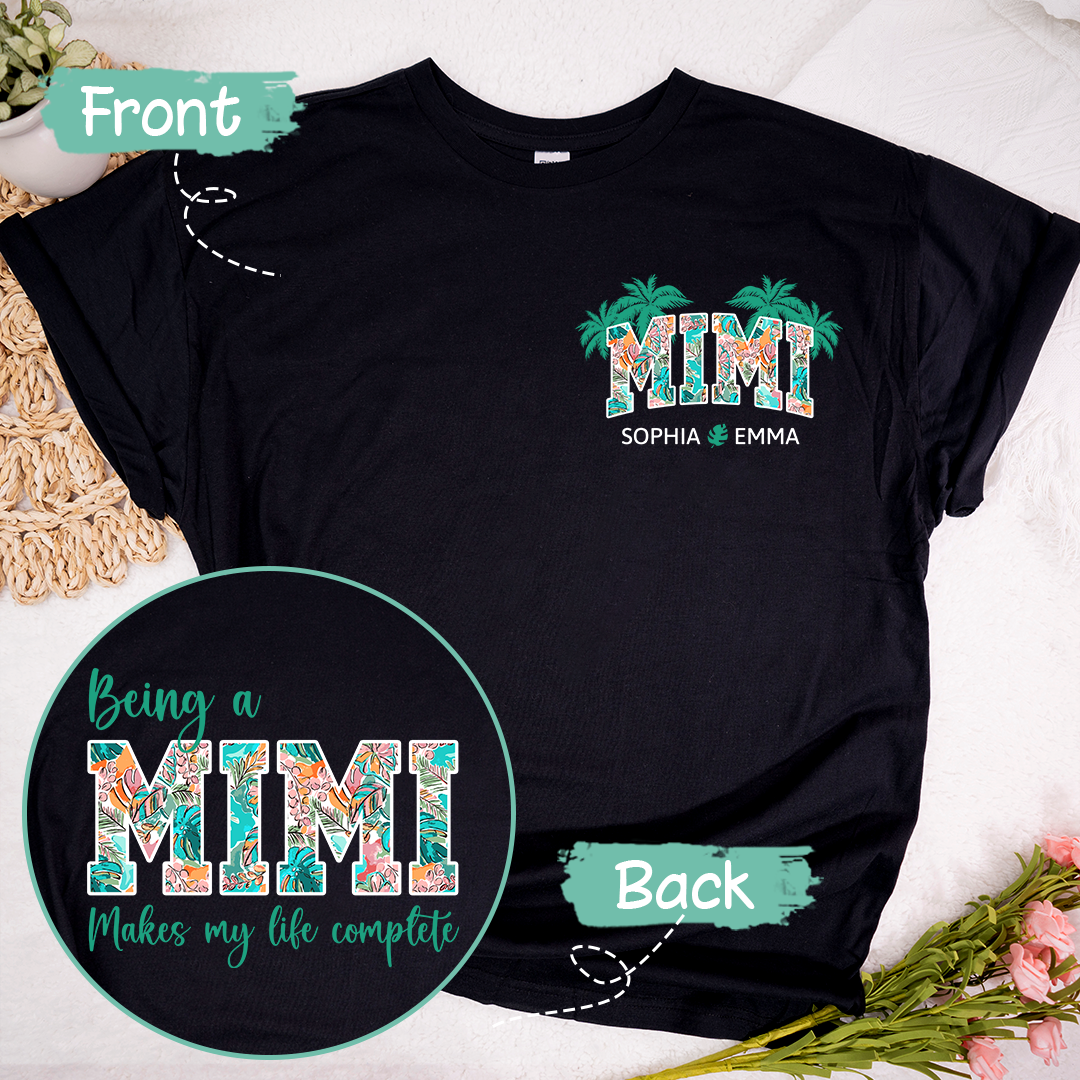 Being A Mimi Makes My Life Complete Summer With Kids TH T-Shirt