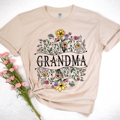 Wildflowers Sketch Grandma And Kids LTP01