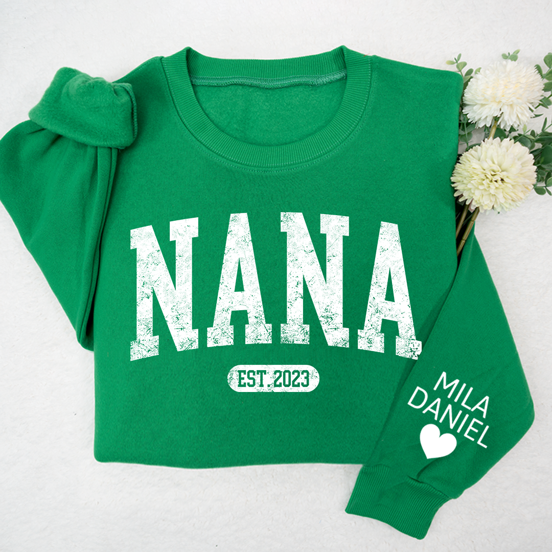 Personalize Nana, Mimi, Grandma And Kids CTH01 Sweatshirt