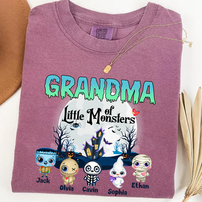 Personalized Custom Grandma Little Of Monsters cute T-Shirt
