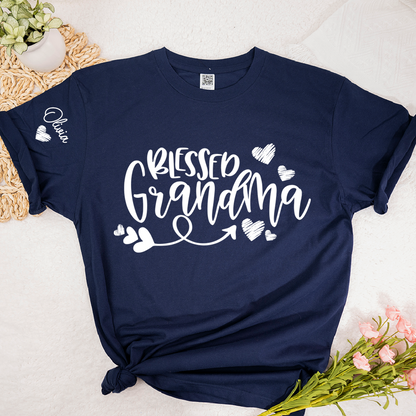 Blessed Grandma T-Shirt 2025, For Give Grandma And Kids