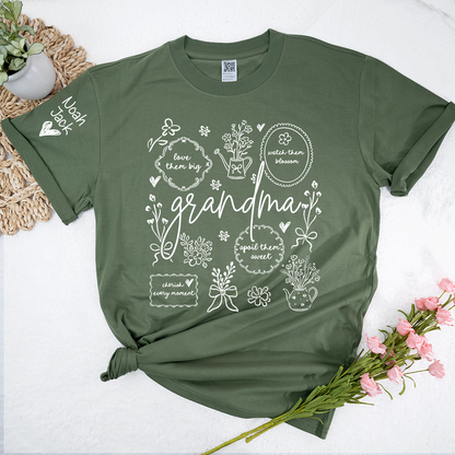 A Classic Floral Print T-shirt For Grandma, The Perfect Mother's Day Gift