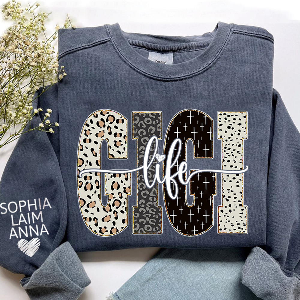 Custom Gigi Life Leopard Bible Style Design, Custom Gift For Gigi And Her Grandchildren
