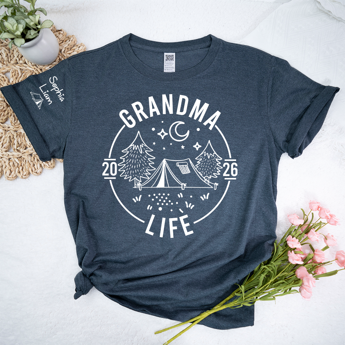 Grandma Life Shirt, Camping Graphic Design, Personalized Year 2026, Outdoor Adventure Gift for Grandma