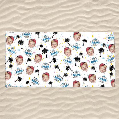 Personalized Sea Summer Beach Towels, Custom Photo And Kids Gifts, Summer Towels