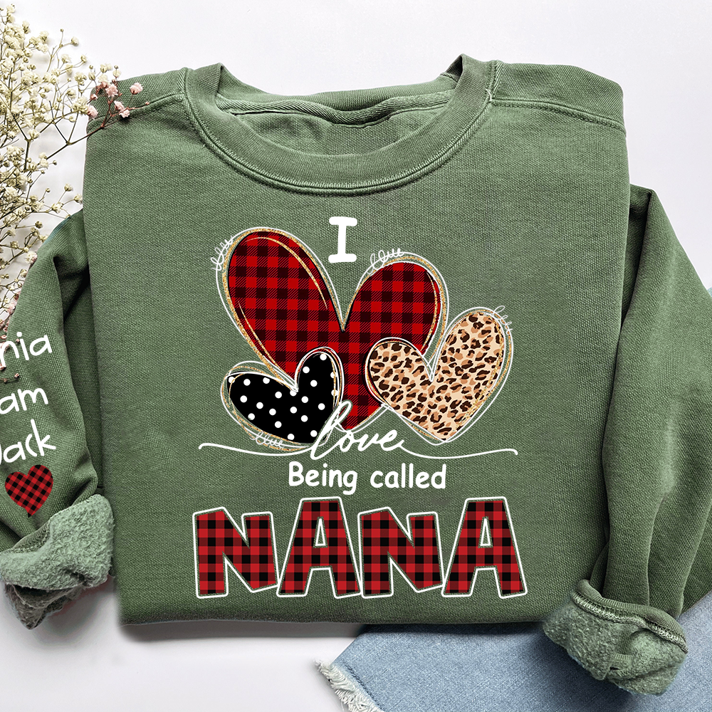 Custom I Love Being Called Mimi Sweatshirt, Grandma Shirt with Kids Names, Mother's Day Gift for Grandma