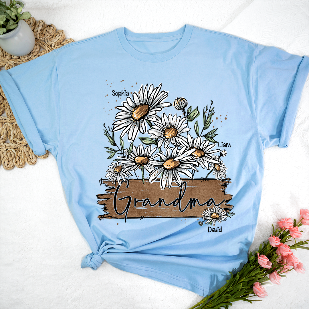 Daisy Wildflowers Grandma And Kids LTP01