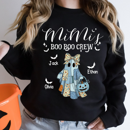 Personalized Halloween Mimi Boo Crew, Gifts for Grandma and Kids