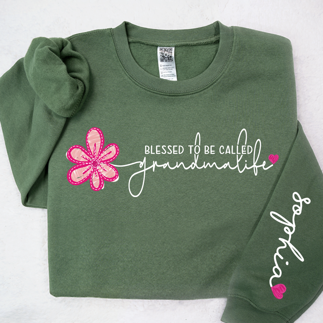 Blessed To Be Called Grandma Heart And Kids LTP01