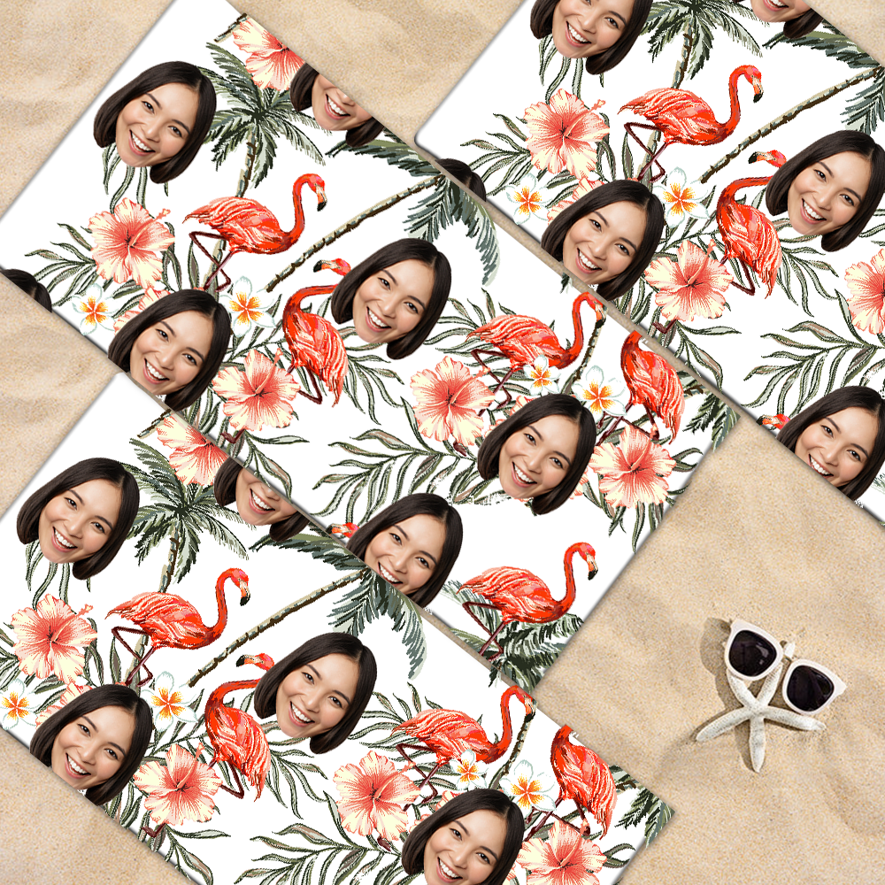 Personalized Summer Beach Towels, Custom Photo Gifts, Summer Beach Towels For Girls