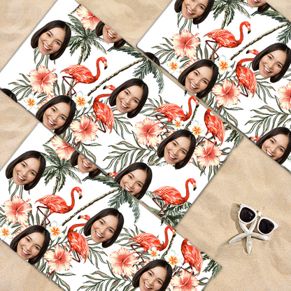 Personalized Summer Beach Towels, Custom Photo Gifts, Summer Beach Towels For Girls