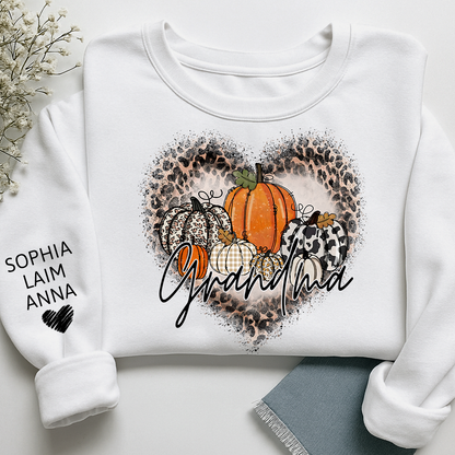 Mimi Leopard Print Autumn Sweatshirt, Gift for Grandma and Kids