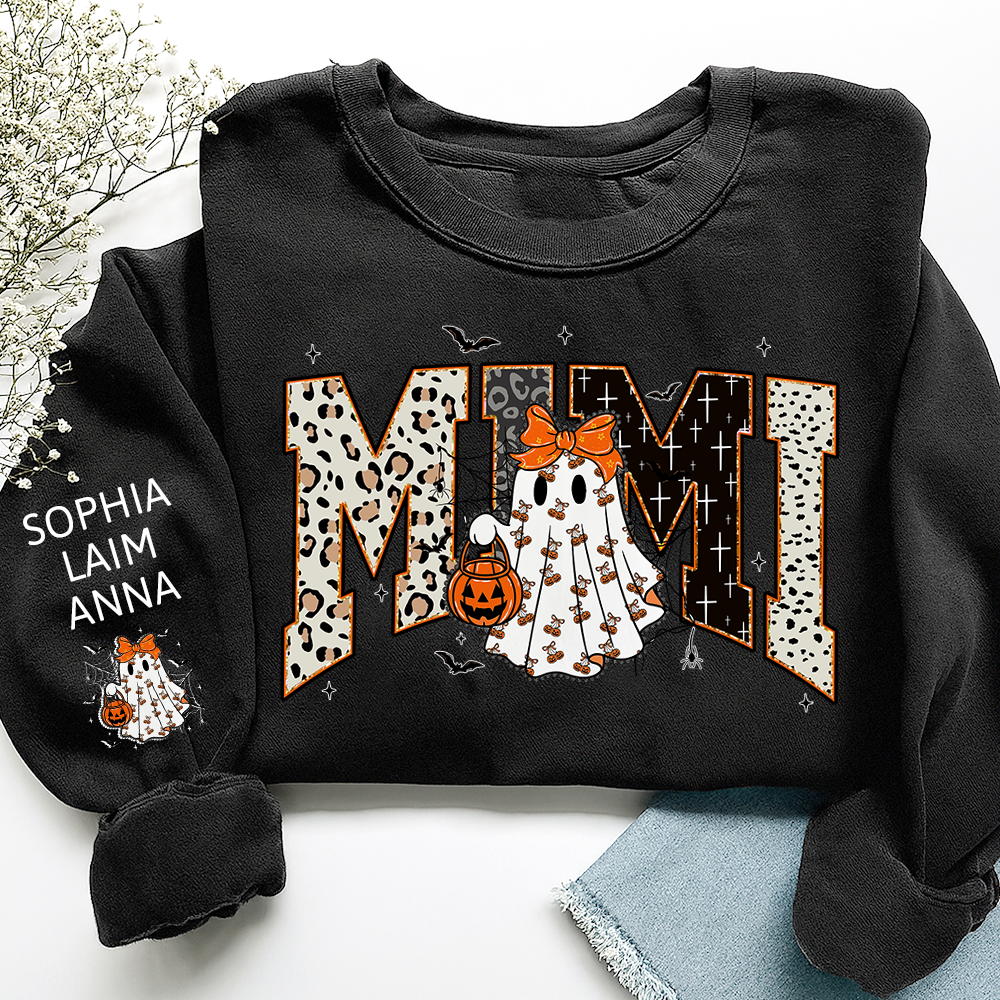 Bible Style Design, Custom Halloween Gift For Mimi And Her Grandchildren