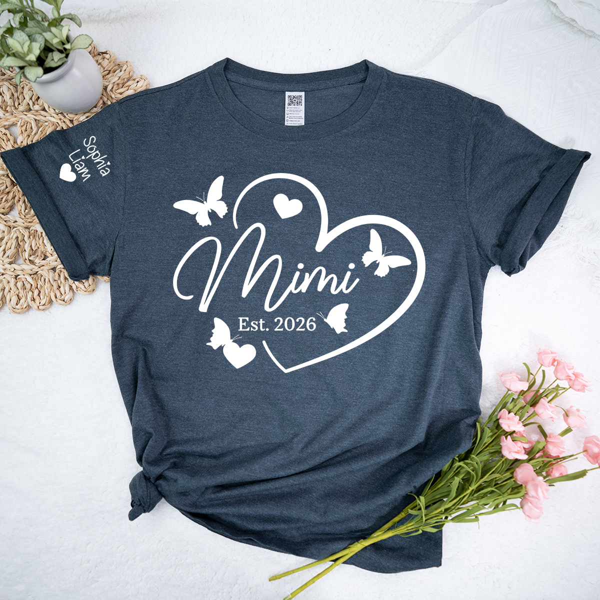 Mimi Est 2026 Shirt, Promoted to Mimi T-Shirt, New Grandma Announcement Gift for Her