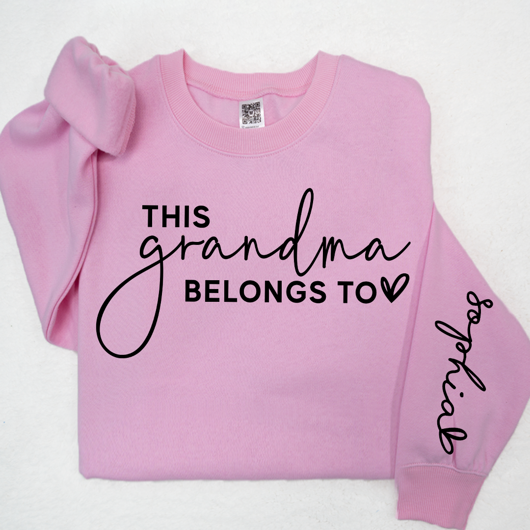 This Grandma Belongs To And Heart Kid PLT01