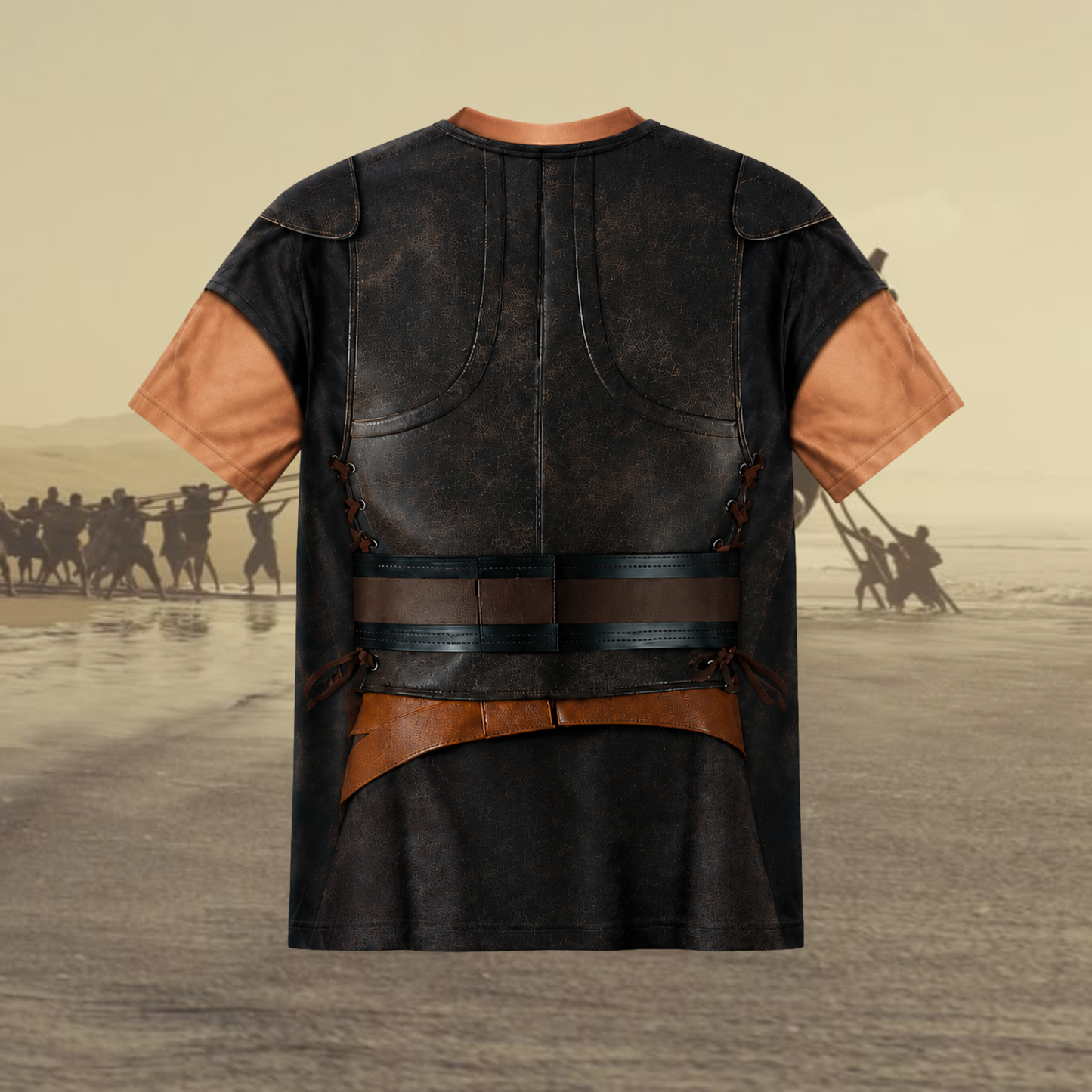 Odysseus Armor 3D T-Shirt | Ancient Greek Warrior Costume | Odyssey Inspired All Over Print Tee