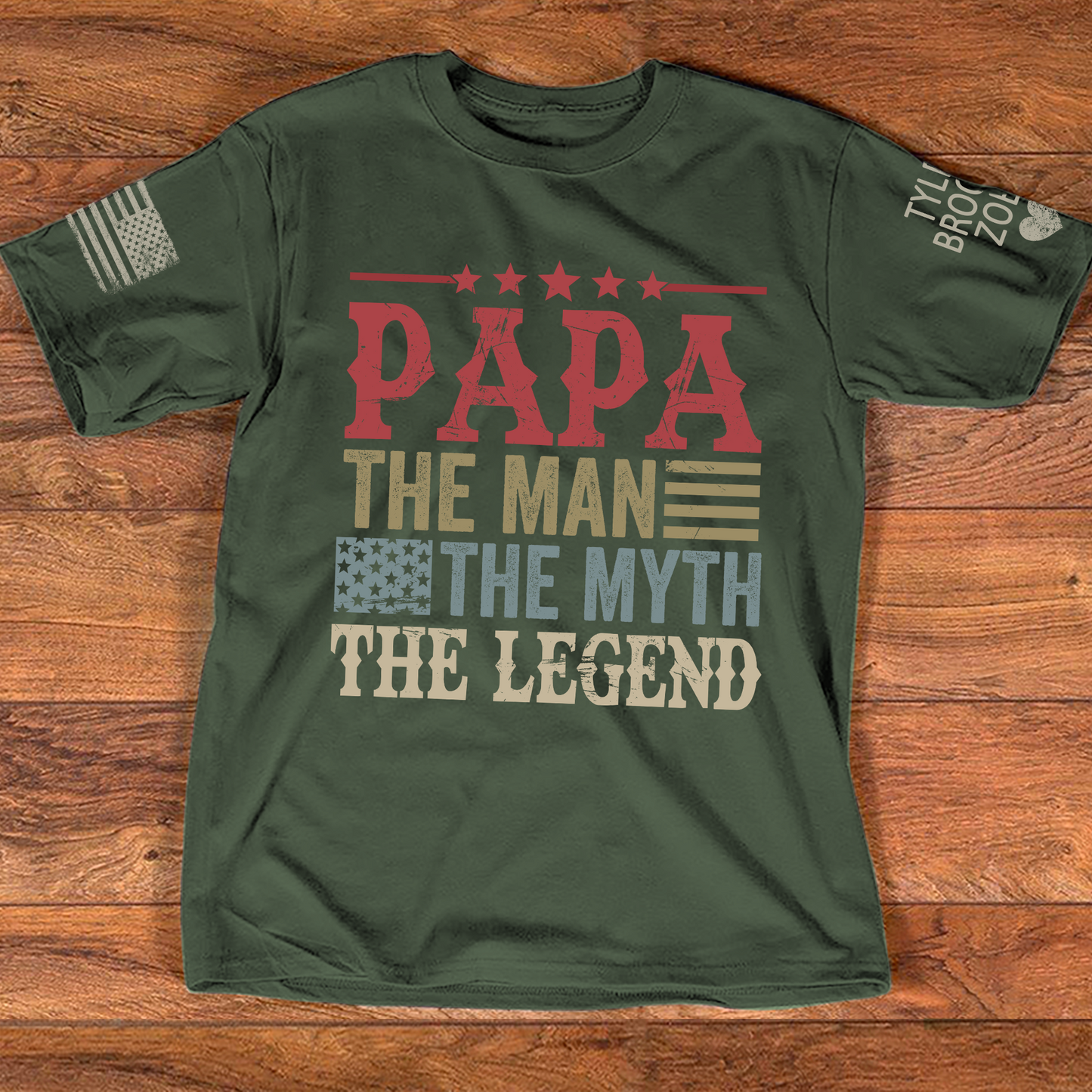 Papa The Man The Myth The Legend And Kids ltp