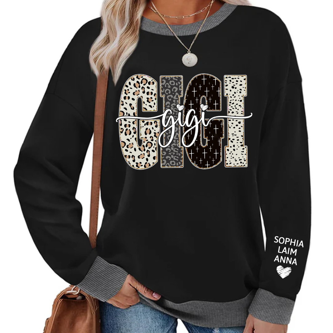 Bible Style Design, Sweatshirt MIX  Custom Gift For Gigi And Her Grandchildren