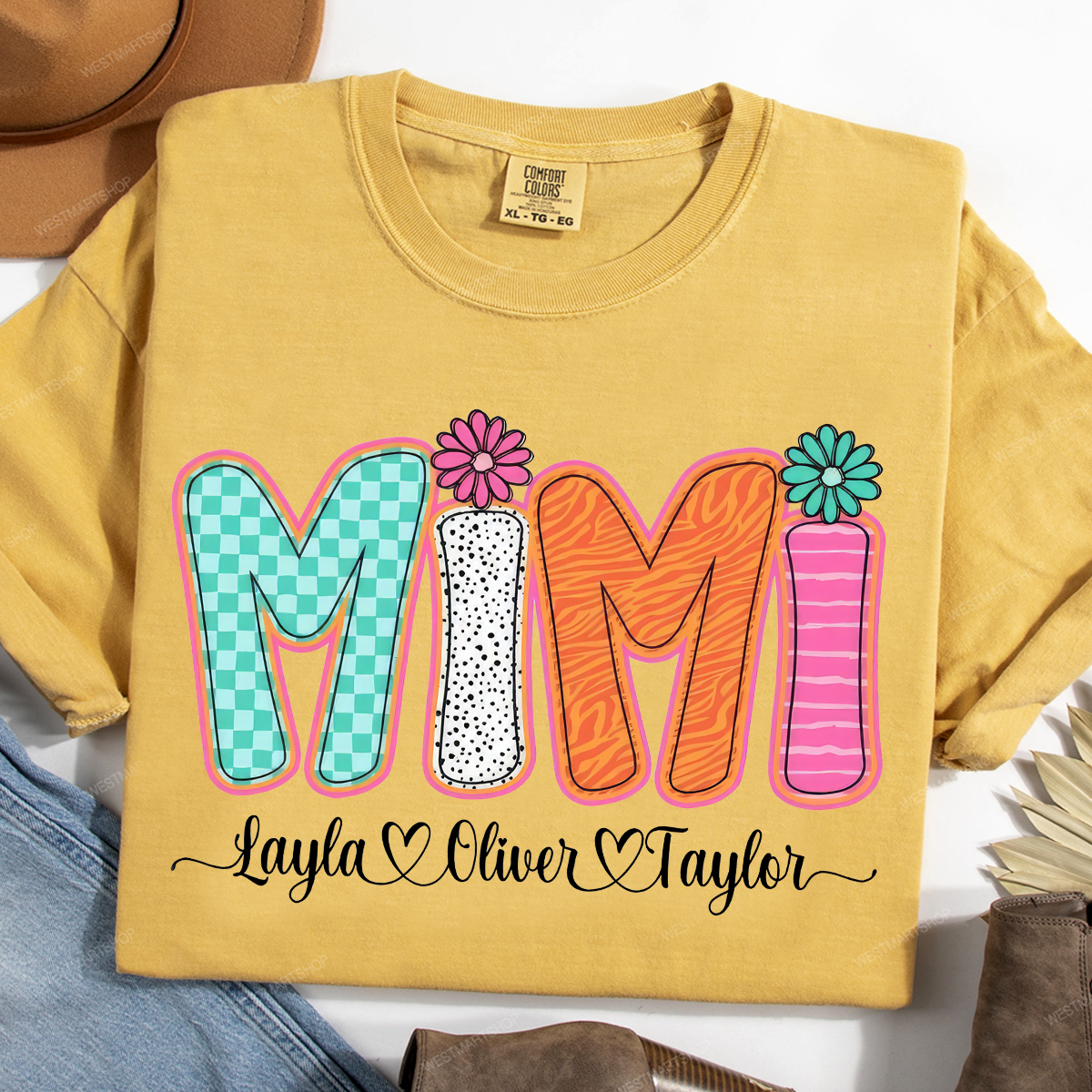Comfort Colors® Mimi Summer With Grandkids 2025 Shirt