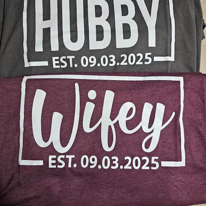Honeymoon Just Married Bridal Gift Husband And Wife Shirts