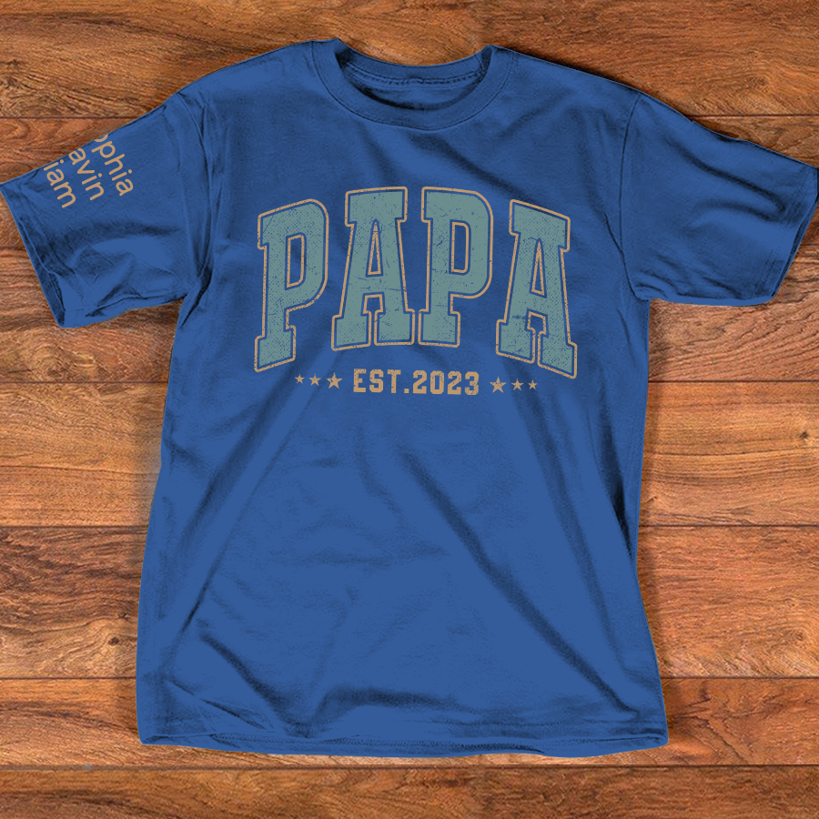 Custom Papa Est Vintage And Grandkids