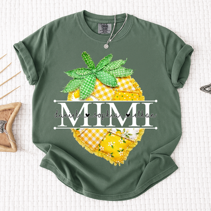 Comfort Colors® Personalized Mimi Lemon Shirt, Sweet Summer Fruit Grandma Gift
