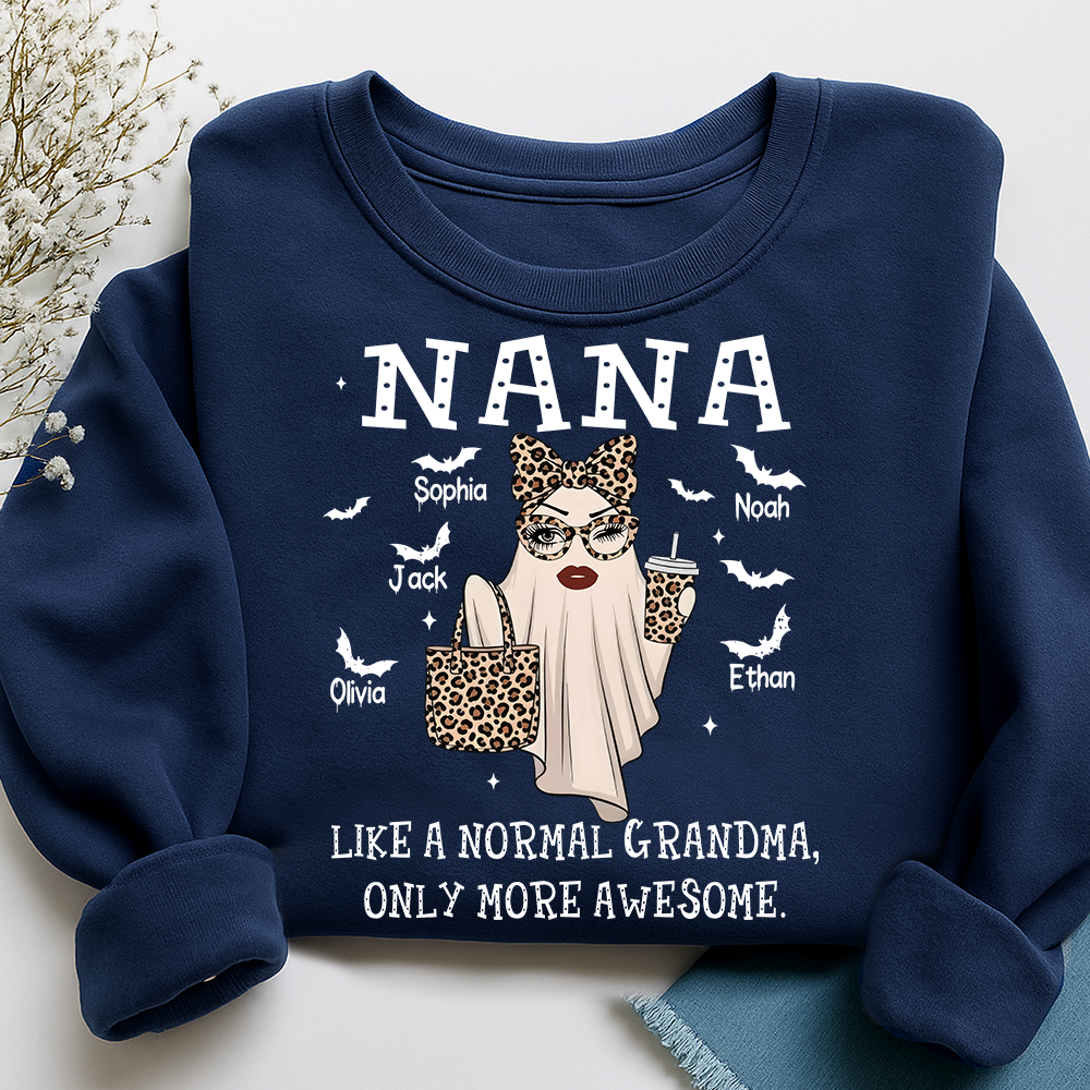 Nana Like A Normal Grandma Only More Awesome, Customized Gifts for Grandma and Grandchild