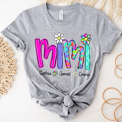 Personalized Summer Mimi Sweatshirt, Custom Nickname For Grandma And Kids
