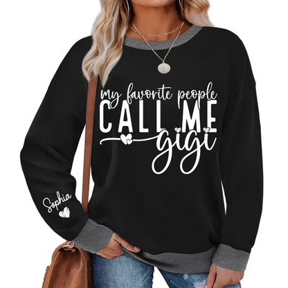 My Favorite People Call Me Gigi And Kids Custom Sweatshirt MIX 2025