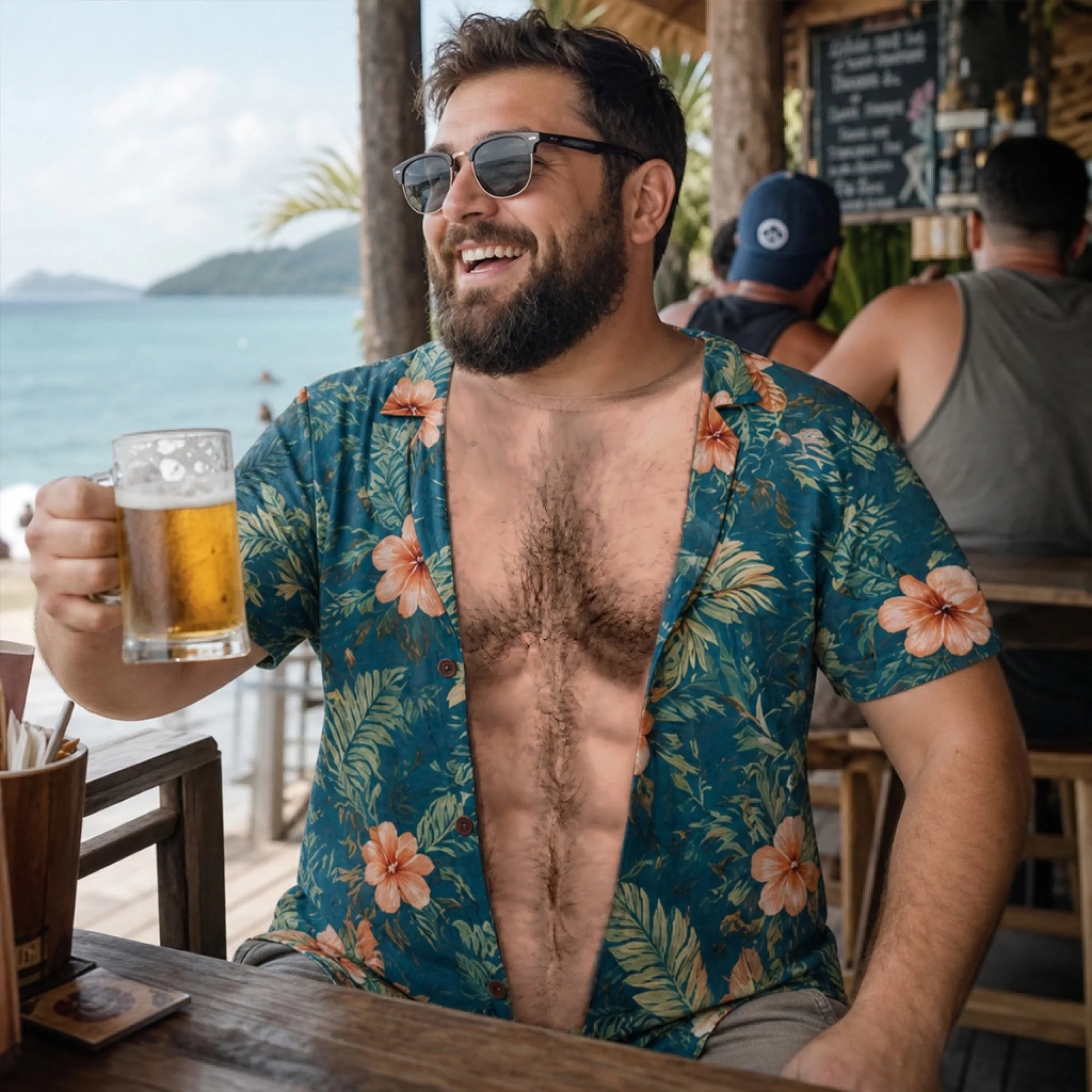 Custom Funny T-shirt - Personalized Summer Vacation And Travel Gifts For Men - Too Hot To Handle 3D T-Shirt