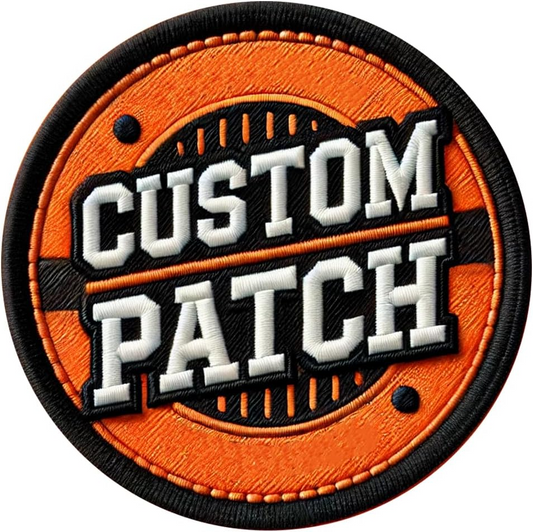 Luxury Custom Embroidered Logo or Image Patches, Iron On Sew On Hook and Loop Patches, Create Design Your Own Patch