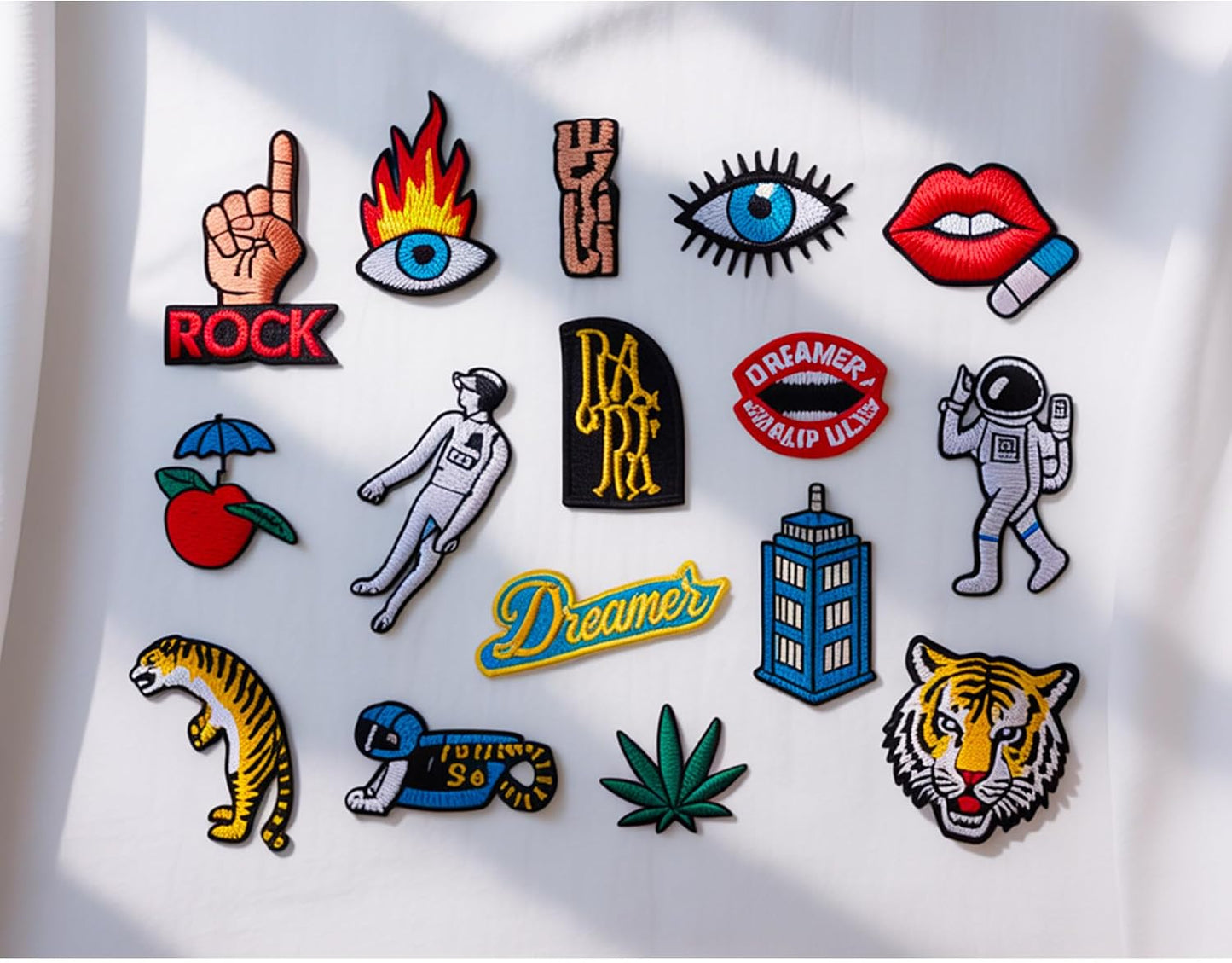 Custom Embroidered Patches – Personalized Logo, Image, or Text, Iron-On/Sew-On/Hook & Loop, 2"–11" for Clothing & Hats
