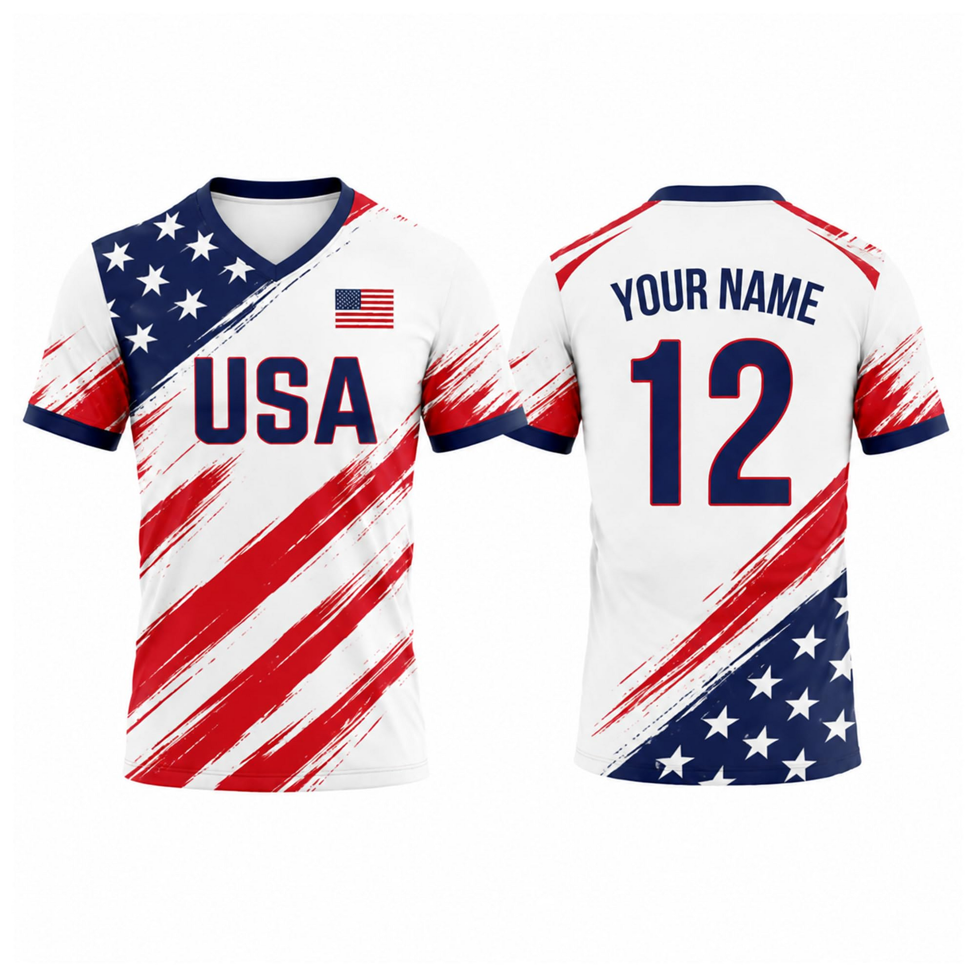 Custom Soccer Jersey 2026, Personalized Soccer T-Shirts with Team Name Number Logo Gift for Friends, Family, Fan Sport
