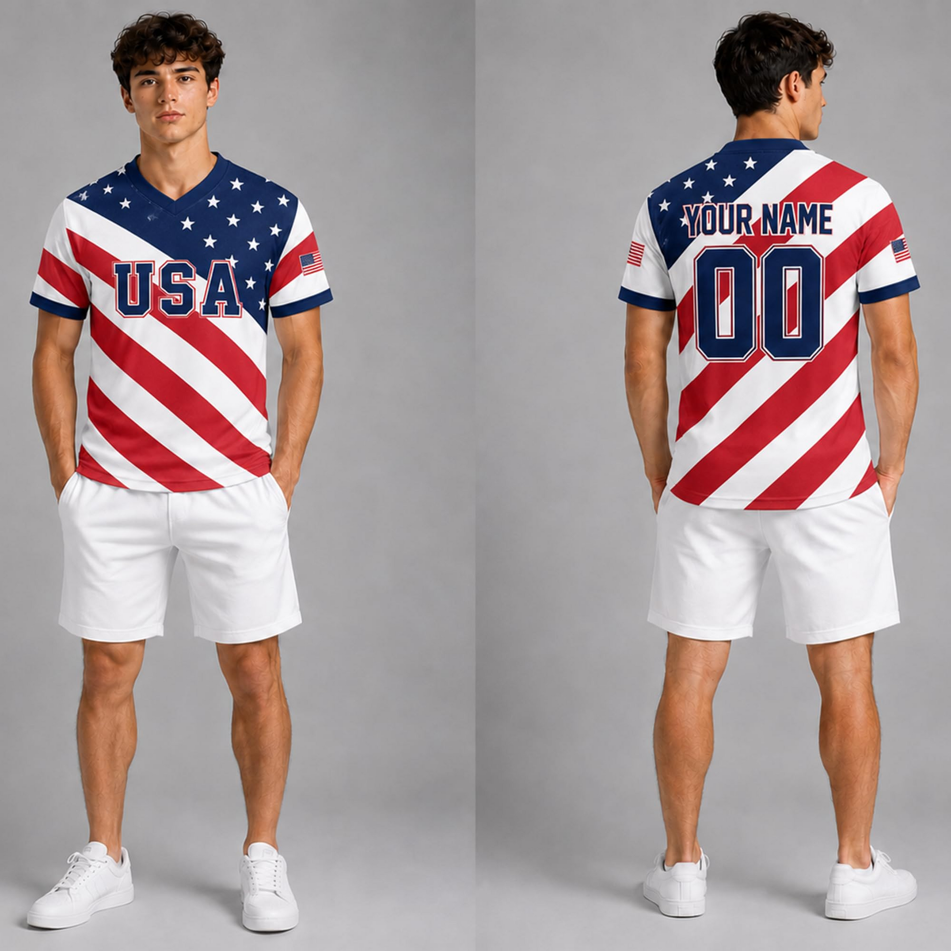 Custom Soccer Jersey 2026 Fans, Personalized Team Shirt for Men Women Kids, Country Style Soccer Fan Apparel Jersey