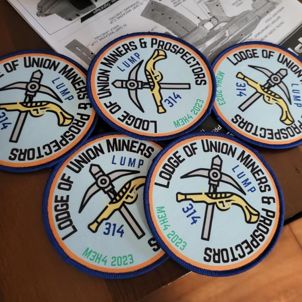 Personalized Custom Embroidered Patches – Logo, Name, or Photo Patch, Iron-On or Sew-On Hook & Loop, Custom Shape