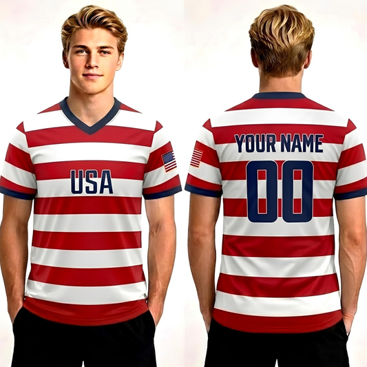 Custom Soccer Jersey 2026, Personalized Team Shirt for Men Women Kids, National Country Style Soccer Fan Jersey V2