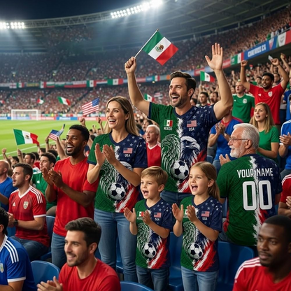 Custom National Soccer Jersey 2026 for Men Women Kids, Personalized Flag Design Name Number Gift for Fans Jerseys