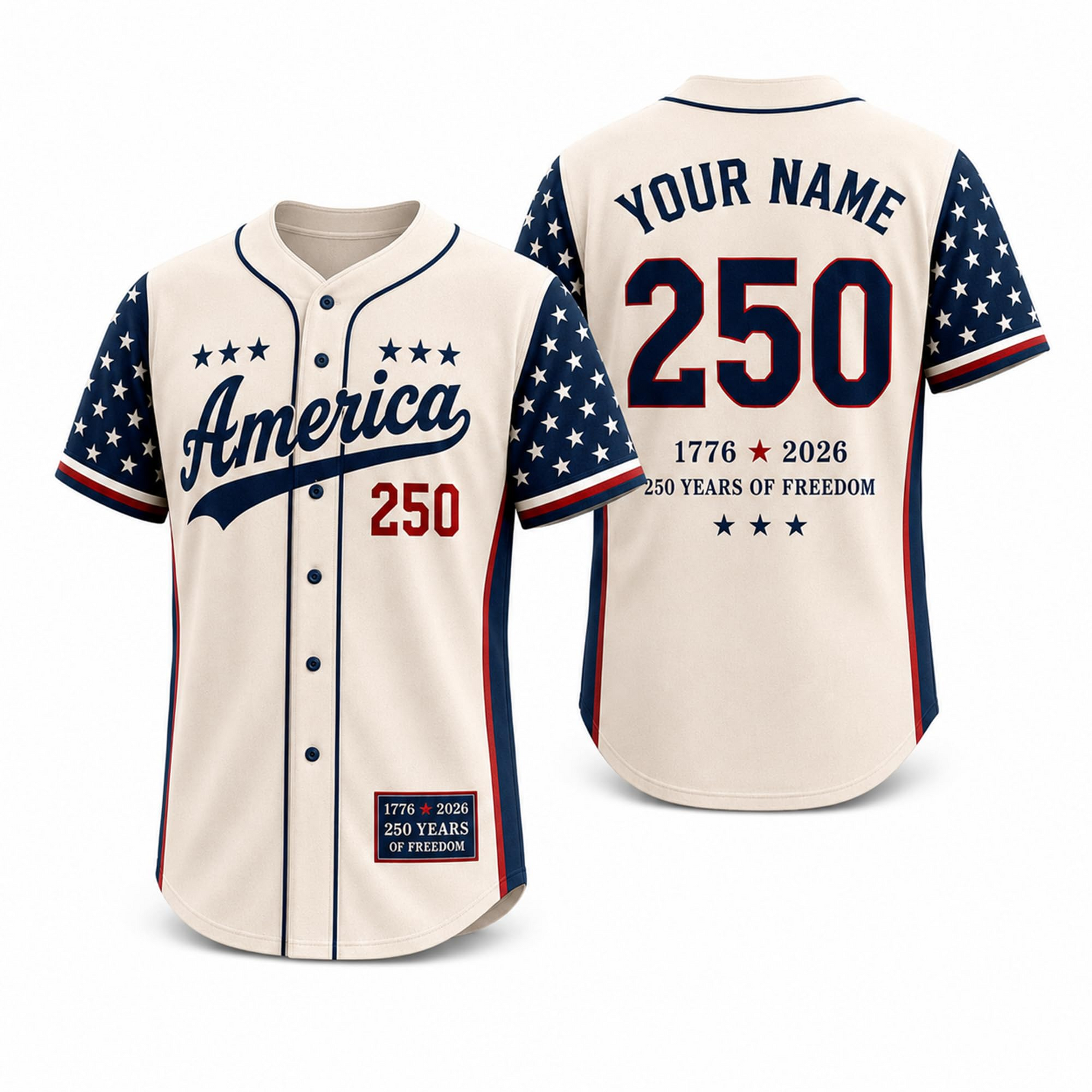 Personalized Descendant of a Patriot Shirt – Custom Name America 250th Anniversary 1776-2026 USA Patriotic T-Shirt V2