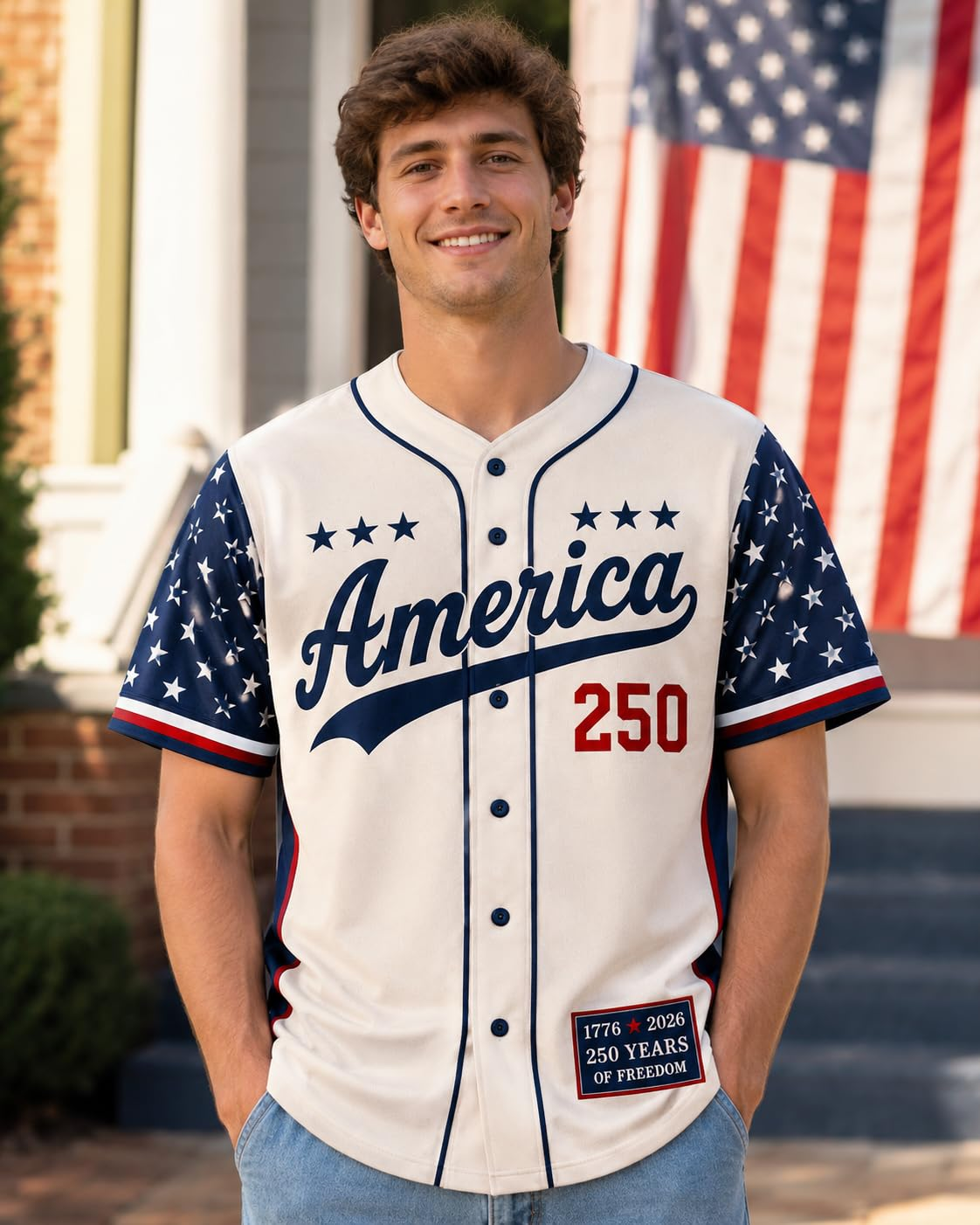 Personalized Descendant of a Patriot Shirt – Custom Name America 250th Anniversary 1776-2026 USA Patriotic T-Shirt V2