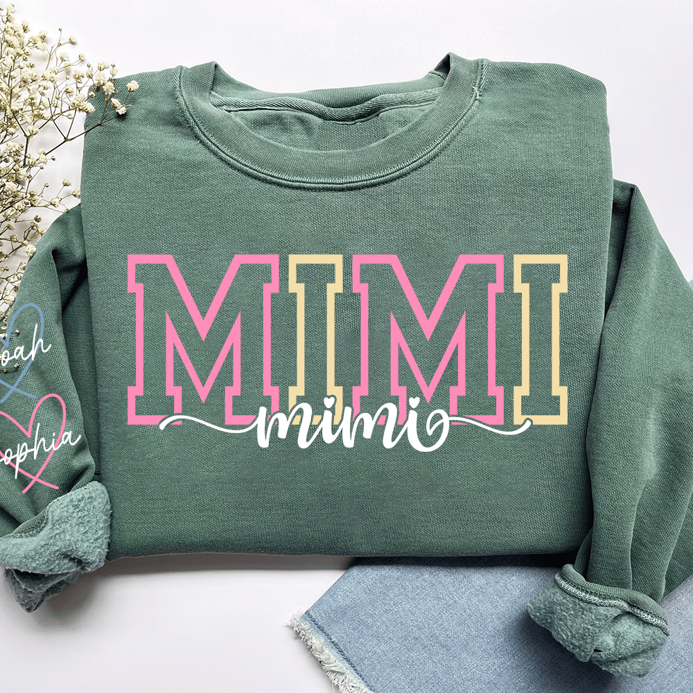 Custom Nickname Sweatshirt For Grandma And Kids, Gift Family