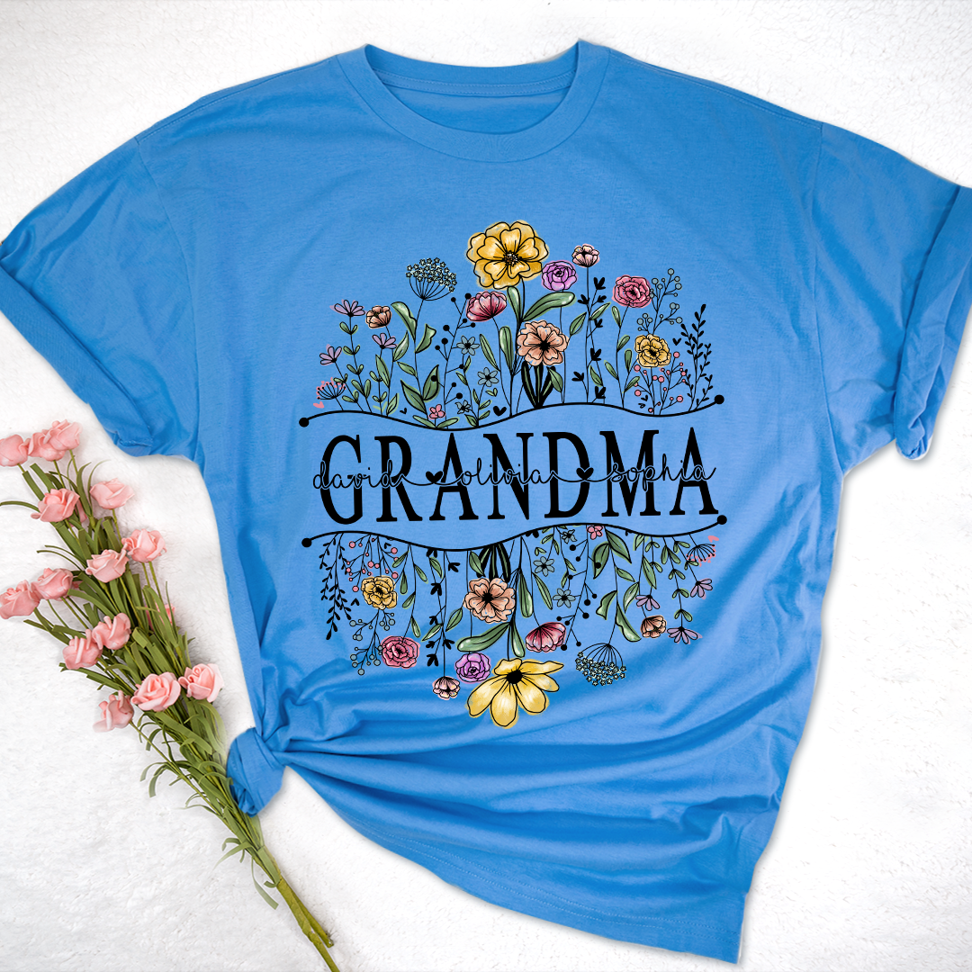 Wildflowers Sketch Grandma And Kids LTP01