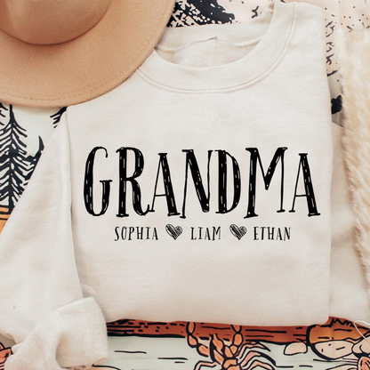 Personalized Nickname Grandma And Kids Names 2025
