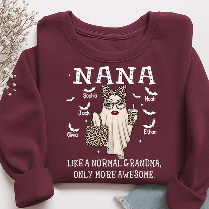 Nana Like A Normal Grandma Only More Awesome, Customized Gifts for Grandma and Grandchild