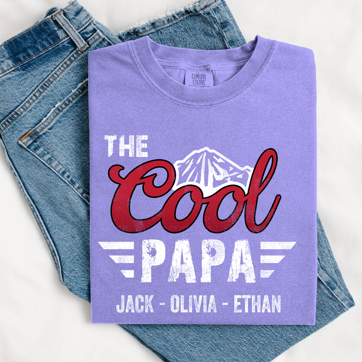 Comfort Colors® The Cool Papa T-Shirt, Fathers Day Gift for Papa Shirt