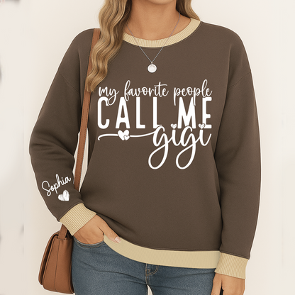 My Favorite People Call Me Gigi And Kids Custom Sweatshirt MIX 2025