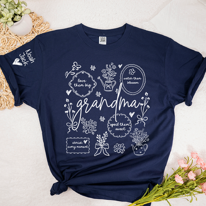 A Classic Floral Print T-shirt For Grandma, The Perfect Mother's Day Gift