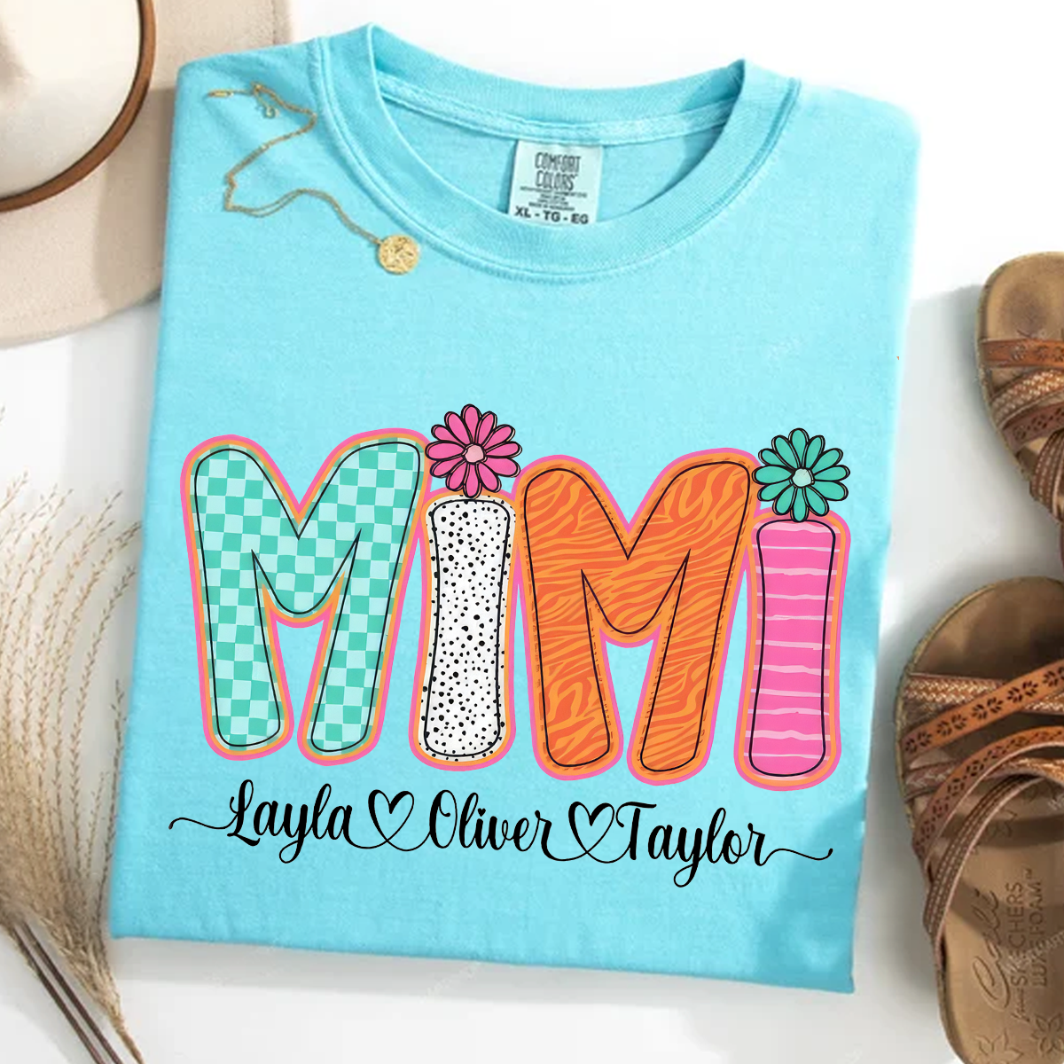 Comfort Colors® Mimi Summer With Grandkids 2025 Shirt