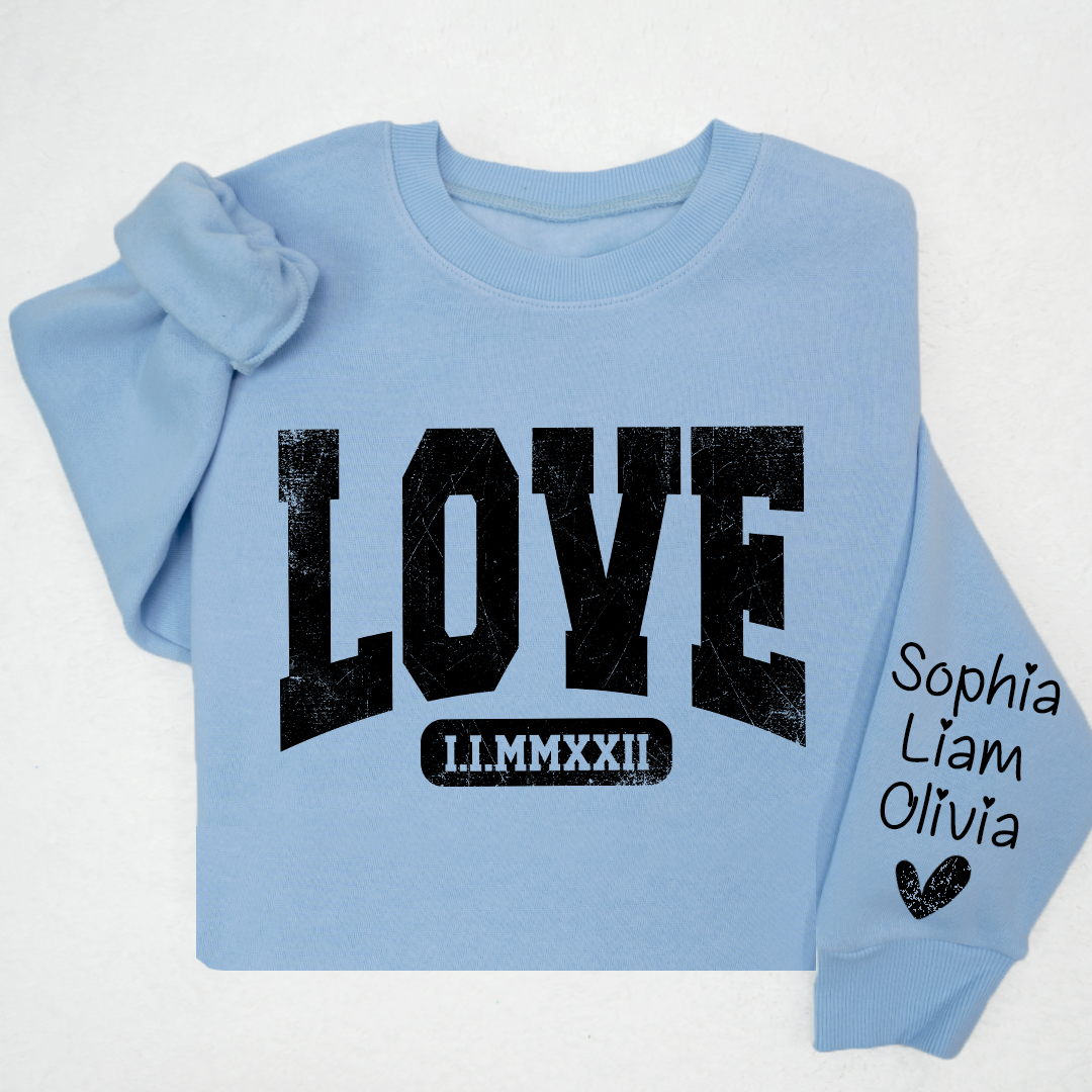 Love Valentine's Day Custom Grandma And Kids LTP01