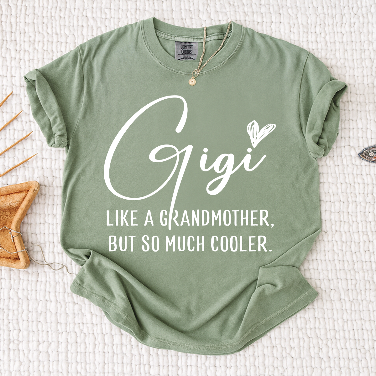 Comfort Colors® Gigi Shirt, Like a Grandmother But So Much Cooler Tee, Funny Grandma T Shirt for Women, Gift for Gigi Birthday Christmas